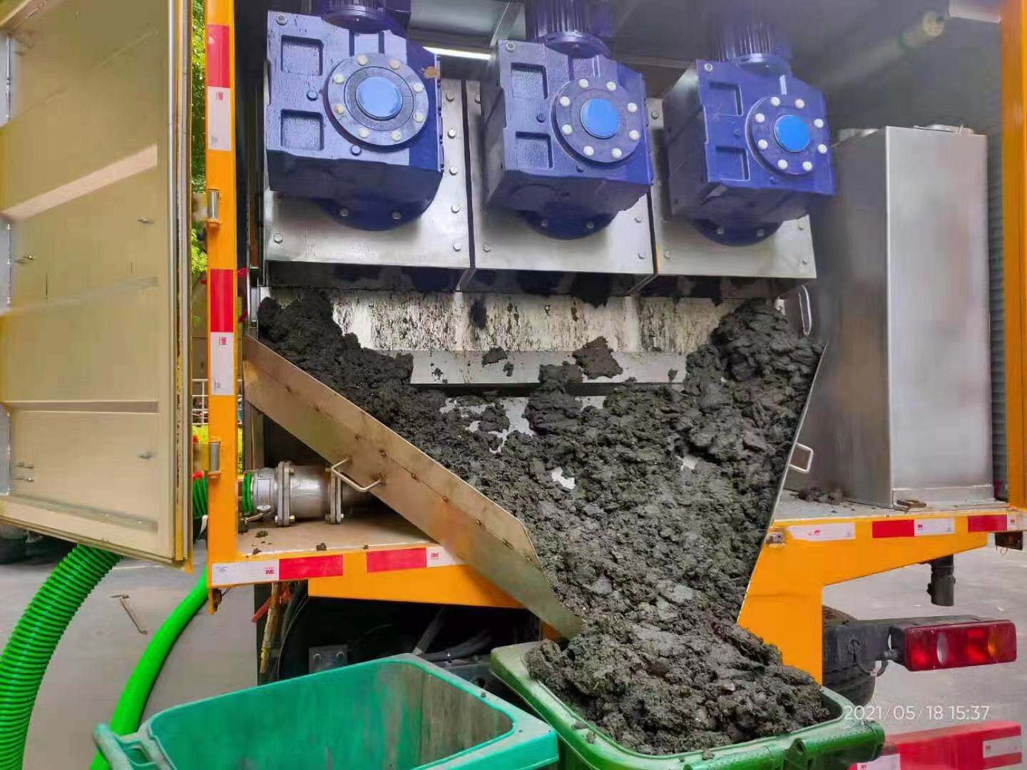 黄石港化粪池清掏城市维护站-泥浆净化干湿分离处理